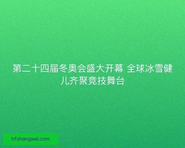 第二十四届冬奥会盛大开幕 全球冰雪健儿齐聚竞技舞台 第二十四届冬奥会盛大开幕 全球冰雪健儿齐聚竞技舞台